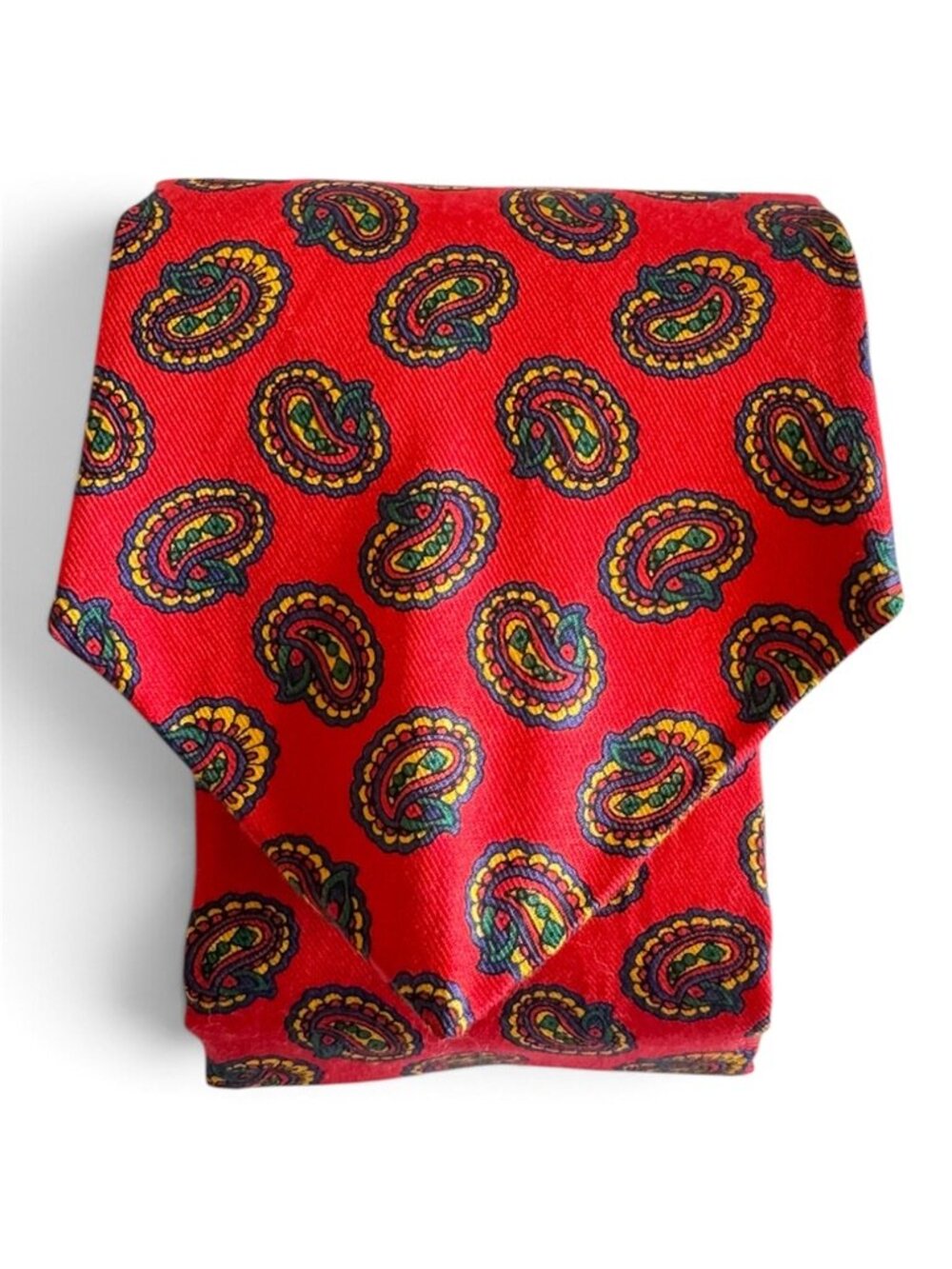 GAP Red Paisley Neck Tie Classic Preppy Style